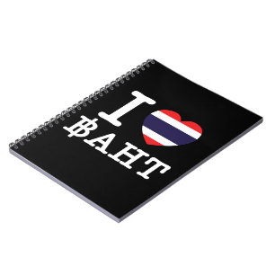 I Heart (Love) Baht Notitieboek