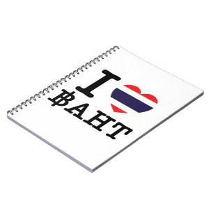 I Heart (Love) Baht Notitieboek