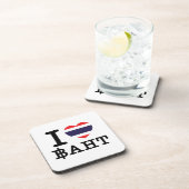 I Heart (Love) Baht Onderzetter (Rechterzijde)
