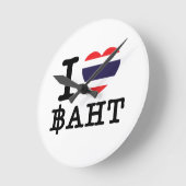 I Heart (Love) Baht Ronde Klok (Hoek)