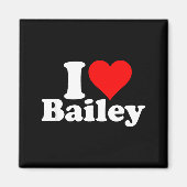 I Heart Love Bailey  Magneet (Voorkant)