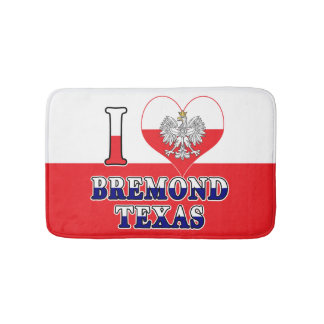I Heart Love Bremond Texas Badmat