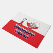 I Heart Love Bremond Texas Deurmat (Schuin)