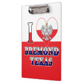 I Heart Love Bremond Texas Klembord (Links)
