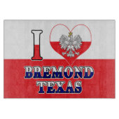 I Heart Love Bremond Texas Snijplank (Voorkant)
