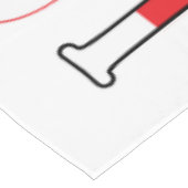 I Heart Love Bremond Texas Tafelkleed (Gekanteld)