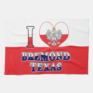 I Heart Love Bremond Texas Theedoek