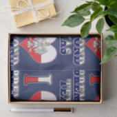 I Heart Love Bremond Texas Tissuepapier (Geschenk)