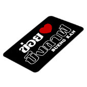 I Heart (Love) Bueng Kan, Isan, Thailand Magneet (Linkerzijde)