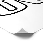 I Heart (Love) Bueng Kan, Isan, Thailand Poster (Hoek)