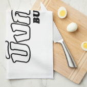 I Heart (Love) Bueng Kan, Isan, Thailand Theedoek (Quarter Fold)