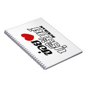 I Heart (Love) Buriram, Isan, Thailand Notitieboek (Rechterzijde)