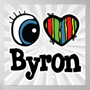 I Heart (Love) Byron Poster