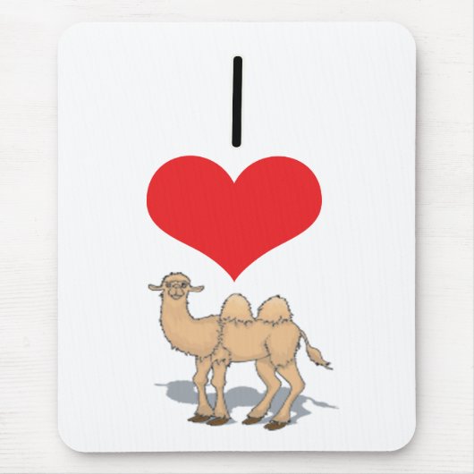 I Heart (Love) Camels Muismat (Voorkant)
