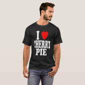 I Heart (Love) Cherry Pie T-shirt (Voorkant volledig)