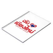 I Heart (Love) Chiang Mai ❤ Thailand Notitieboek (Linkerzijde)