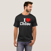 I Heart Love Chloe T-shirt (Voorkant volledig)