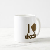 I Heart Love Chocolate Koffiemok (Voorkant rechts)