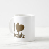I Heart Love Chocolate Koffiemok (Voorkant links)