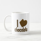 I Heart Love Chocolate Koffiemok (Links)