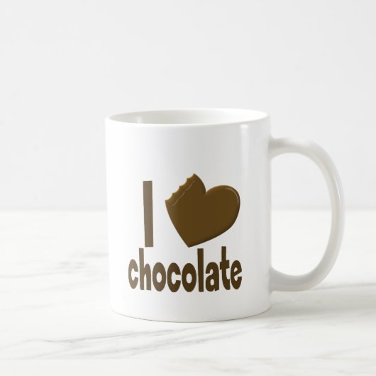 I Heart Love Chocolate Koffiemok (Rechts)