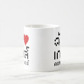 I Heart (Love) Computer Games ♦ Thai Language Koffiemok (Center)