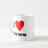 I Heart (Love) Cows Mok (Voorkant links)