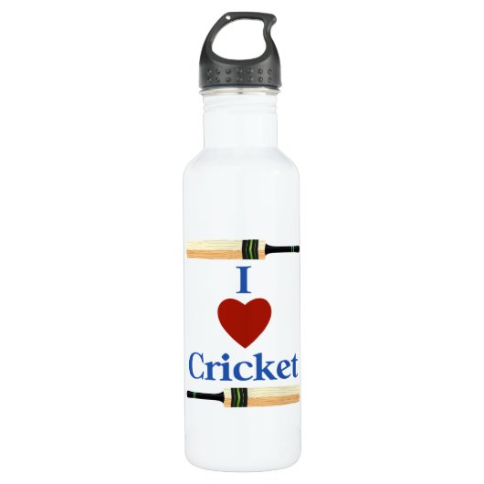 I Heart (Love) Cricket Waterfles (Voorkant)