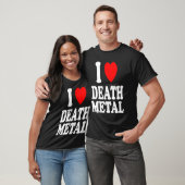 I Heart Love Death Metal Music Rock Moshpit Hardco T-shirt (Unisex)