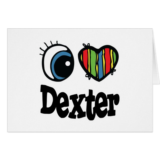I Heart (Love) Dexter (Voorkant Horizontaal)
