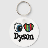 I Heart (Love) Dyson Sleutelhanger (Voorkant)