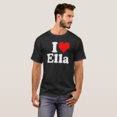 I Heart Love Ella T-shirt (Voorkant volledig)