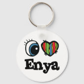 I Heart (Love) Enya Sleutelhanger (Voorkant)