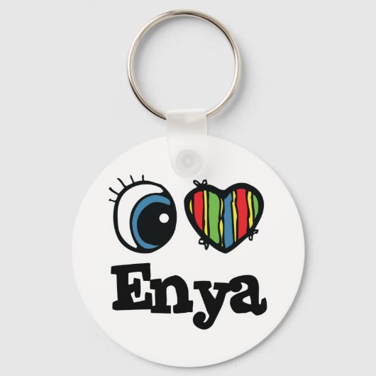 I Heart (Love) Enya Sleutelhanger (Voorkant)