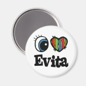 I Heart (Love) Evita Magneet (Voorkant / Achterkant)