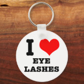 I HEART (LOVE) EYELASHES SLEUTELHANGER (Voorkant)