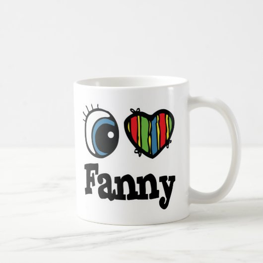 I Heart (Love) Fanny Koffiemok (Rechts)