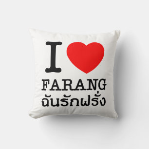 I Heart (Love) Farang Kussen