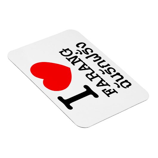 I Heart (Love) Farang Magneet (Rechterzijde)