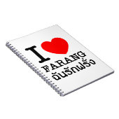 I Heart (Love) Farang Notitieboek (Rechterzijde)