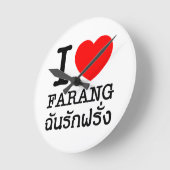 I Heart (Love) Farang Ronde Klok (Hoek)