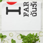 I Heart (Love) Farang Theedoek (Gevouwen)