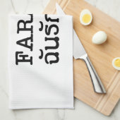 I Heart (Love) Farang Theedoek (Quarter Fold)