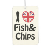 I Heart [Love] Fish & Chips Luchtverfrisser (Voorkant)