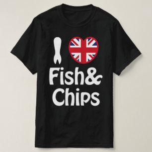 I Heart [Love] Fish & Chips T-Shirt