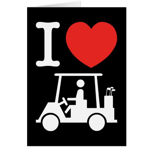 I Heart (Love) Golf Cart (Voorkant)