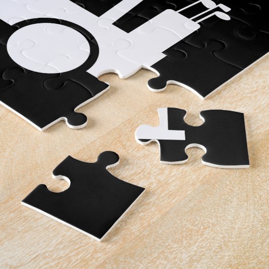 I Heart (Love) Golf Cart Legpuzzel (Zijkant)