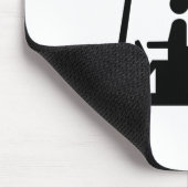 I Heart (Love) Golf Cart Muismat (Hoek)