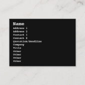 I Heart (Love) Golf Cart Visitekaartje (Voorkant)