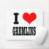 I HEART (LOVE) GREMLINS MUISMAT (Met muis)
